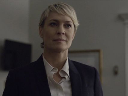 Claire Underwood's Driya Silk Shirt on House of Cards