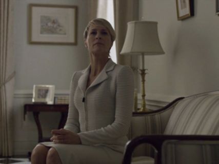 Claire Underwood's Jacquard Knit Jacket on House of Cards