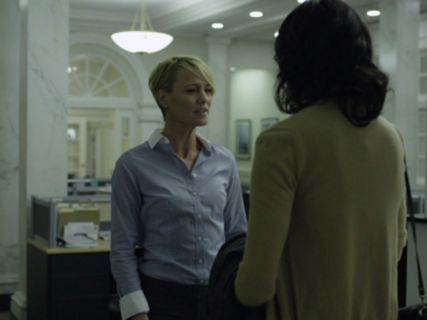 Claire Underwood's Non-Iron End On End Shirt on House of Cards