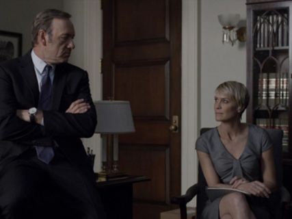 Claire Underwood's Ruched Front Dress on House of Cards