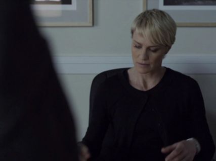 Claire Underwood's Snap Button Cardigan on House of Cards