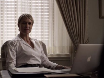 Claire Underwood's Susannah Wrap Shirt on House of Cards