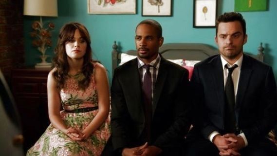 Coach's Trim Fit Non-Iron Check Dress Shirt on New Girl