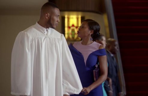 Cookie Lyon's Fall 2014 Two Tone Dress on Empire