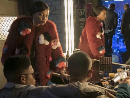 Cookie Lyon's Floral Fur Coat on Empire