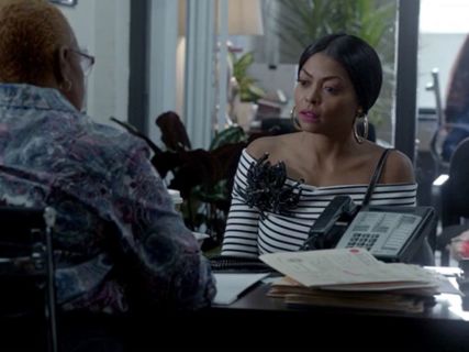 Cookie Lyon's Long-Sleeve Striped Off-the-Shoulder Top, Soft White on Empire