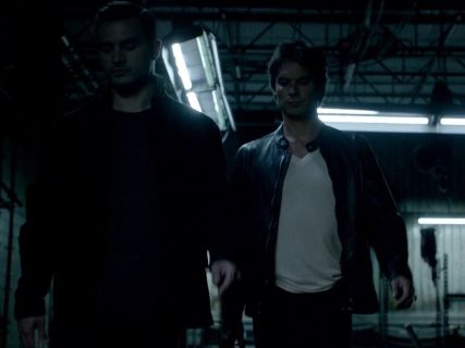 Damon Salvatore's Essential Moto Leather Jacket on The Vampire Diaries