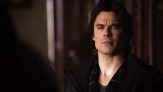 Damon Salvatore's Saxxon® Wool Windowpane Scarf on The Vampire Diaries