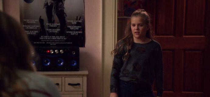 Daphne Conrad's Burger Print Raglan Sleeve Top on Nashville