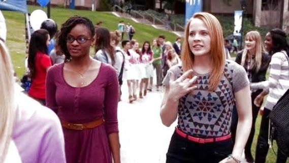 Daphne Vasquez's Geo Firework Tee on Switched At Birth