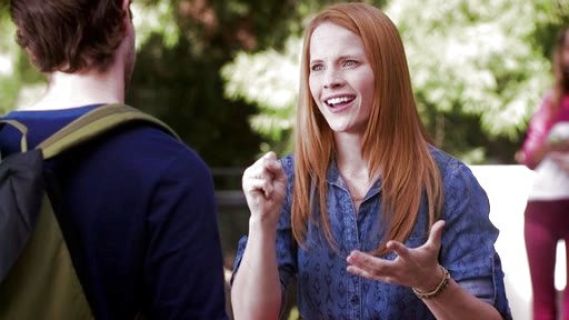 Daphne Vasquez's Single Pocket Chambray Top on Switched At Birth