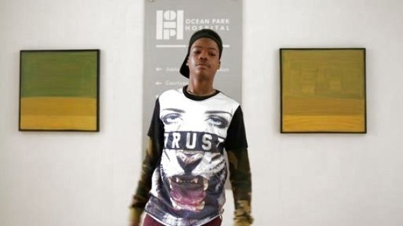 Dash Hosney's Trust Tiger Girl Mesh Tee on Red Band Society