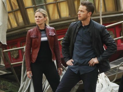 David Nolan's Black Leather Jacket on Once Upon A Time