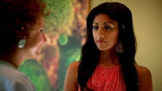 Divya Katdare's Broderie Shirt on Royal Pains