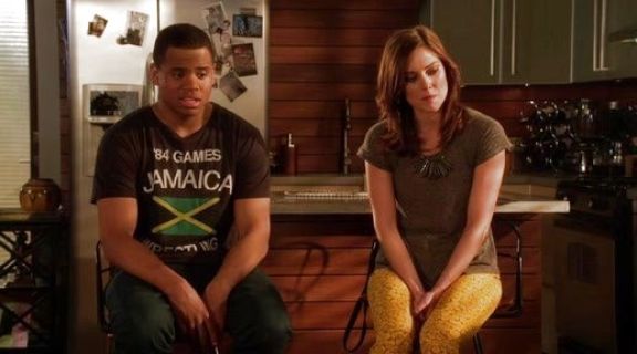 Dixon Wilson's Jamaica Wrestling Tee Shirt on 90210