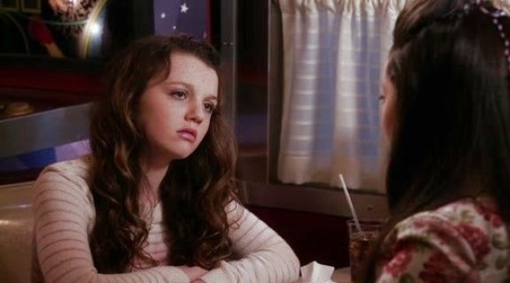 Dorrit Bradshaw's Metallic Stripe Button Detail Crewneck Sweater on The Carrie Diaries