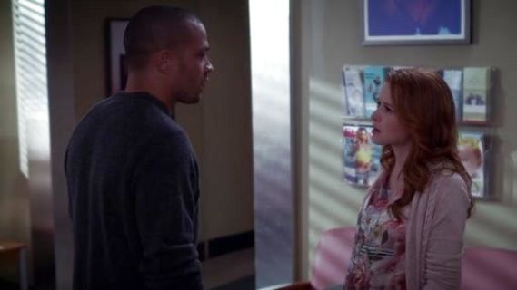 Dr. April Kepner's Ismare Cabled Cardi on Grey's Anatomy