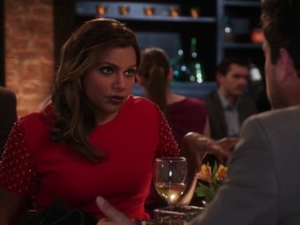 Dr. Mindy Lahiri's Beaded Sheath Dress on The Mindy Project