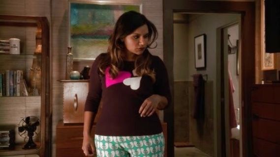 Dr. Mindy Lahiri's Cashmere Heart Intarsia Sweater on The Mindy Project