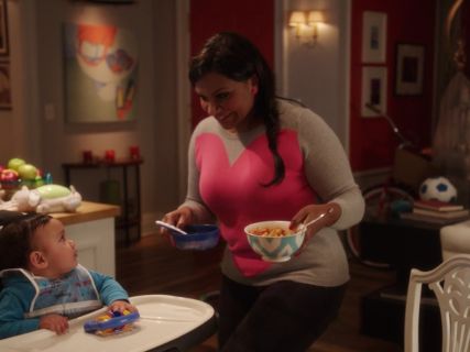 Dr. Mindy Lahiri's Cashmere Love Heart Sweater on The Mindy Project
