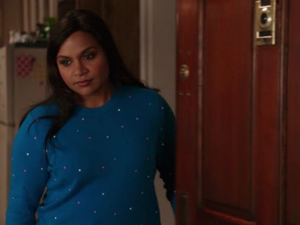 Dr. Mindy Lahiri's Embellished Knit Jumper on The Mindy Project