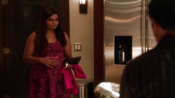 Dr. Mindy Lahiri's Floral Intarsia-Knit Dress, Pink on The Mindy Project