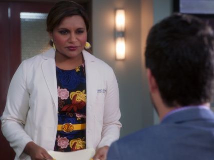 Dr. Mindy Lahiri's Nat Embroidered Midi Dress on The Mindy Project