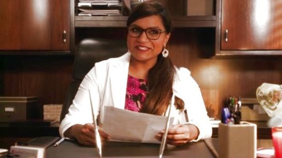 Dr. Mindy Lahiri's Sleeveless Knit Bodycon Dress on The Mindy Project