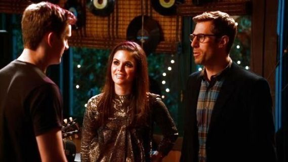 Dr. Zoe Hart's Ilona Metallic Jacquard Dress on Hart of Dixie