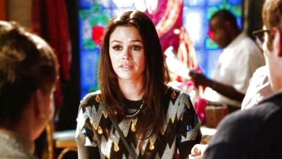 Dr. Zoe Hart's Lightning Bolt Embellished Sweater on Hart of Dixie