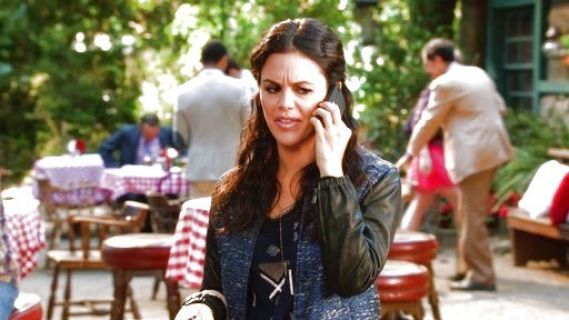 Dr. Zoe Hart's Shimmerweave Bomber on Hart of Dixie