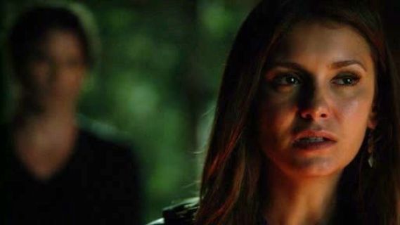 Elena Gilbert's Gold Bronze Earrings with Swarovski Red Magma Crystals on The Vampire Diaries