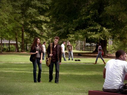 Elena Gilbert's Polka Dot Halter Top on The Vampire Diaries