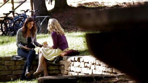 Elena Gilbert's Shrunken Double-Cloth Snap-Down Shirt on The Vampire Diaries