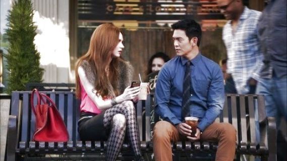 Eliza Dooley's Pascale Houndstooth-Check Net Tights on Selfie