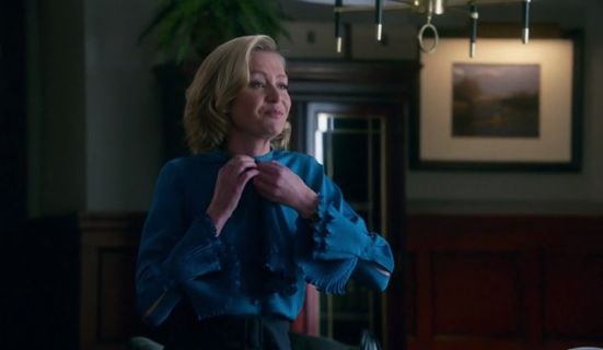 Elizabeth North's Silk Button-Down Shirt on Scandal