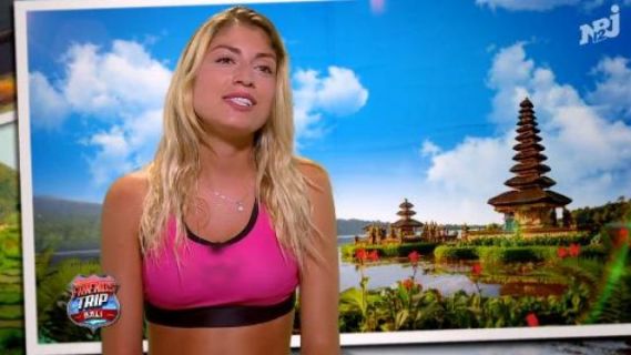 Elsa's Pink and Black Sports Bra