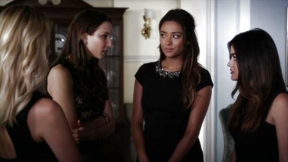 Emily Fields's Evelin Embellished Neck Romper on Pretty Little Liars