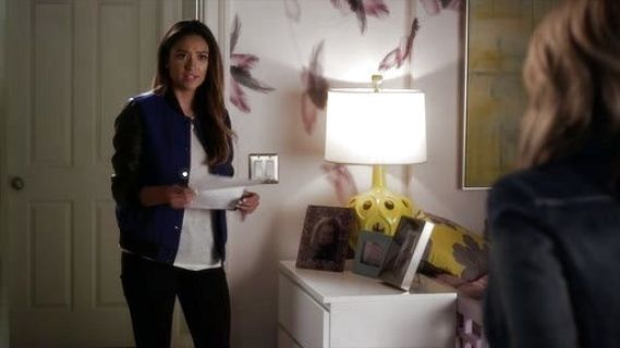 Emily Fields's Fresh Colorblocked Varsity Jacket on Pretty Little Liars