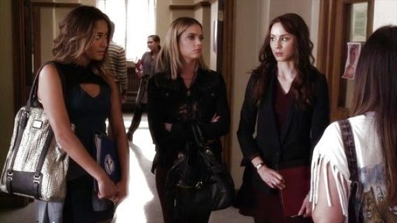 Emily Fields's Sports Trim Bodycon Dress on Pretty Little Liars
