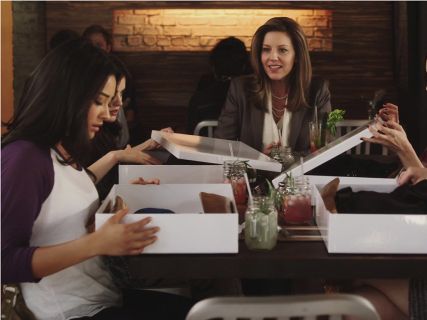 Emily Fields's Starter Sequin Pocket Tee on Pretty Little Liars