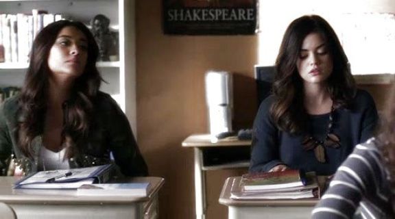 Emily Fields's Studded Camouflage Shirt on Pretty Little Liars