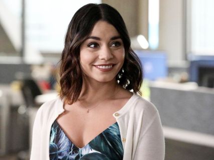 Emily Locke's Leaf Print Dress on Powerless