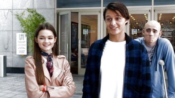 Emma Chota's Flak Leather Biker Jacket on Red Band Society