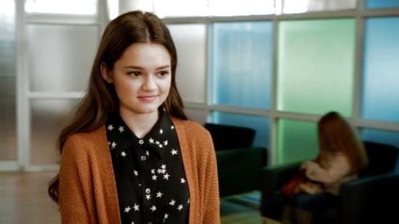 Emma Chota's Slim Signature Printed Washed-Silk Shirt on Red Band Society