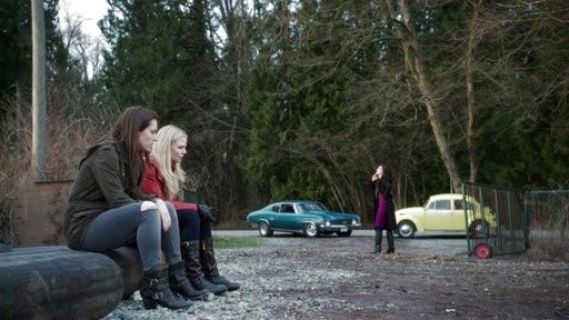 Emma Swan's Black Leather Buckle Detail Riding Boots on Once Upon A Time 