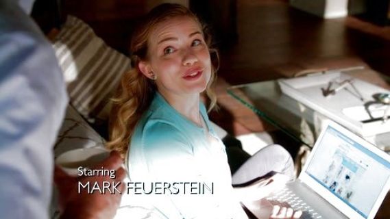 Emma's Collection featherweight cashmere cardigan on Royal Pains