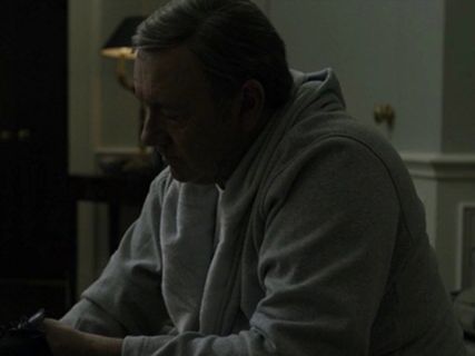 Frank Underwood's Half-Zip Wool Sweater on House of Cards