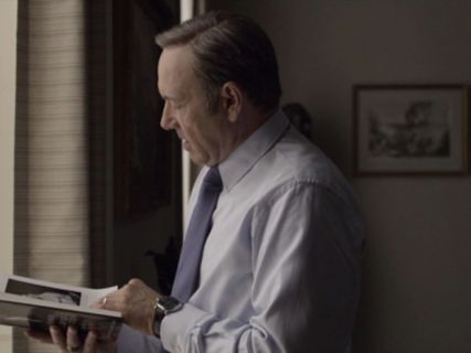 Frank Underwood's Portofino Hand-Wound Eight Days Watch on House of Cards