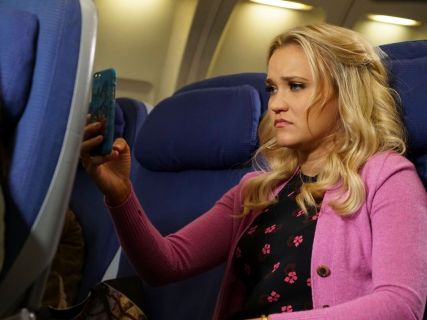 Gabi Diamond's Black and Pink Floral Tank Top on Young & Hungry